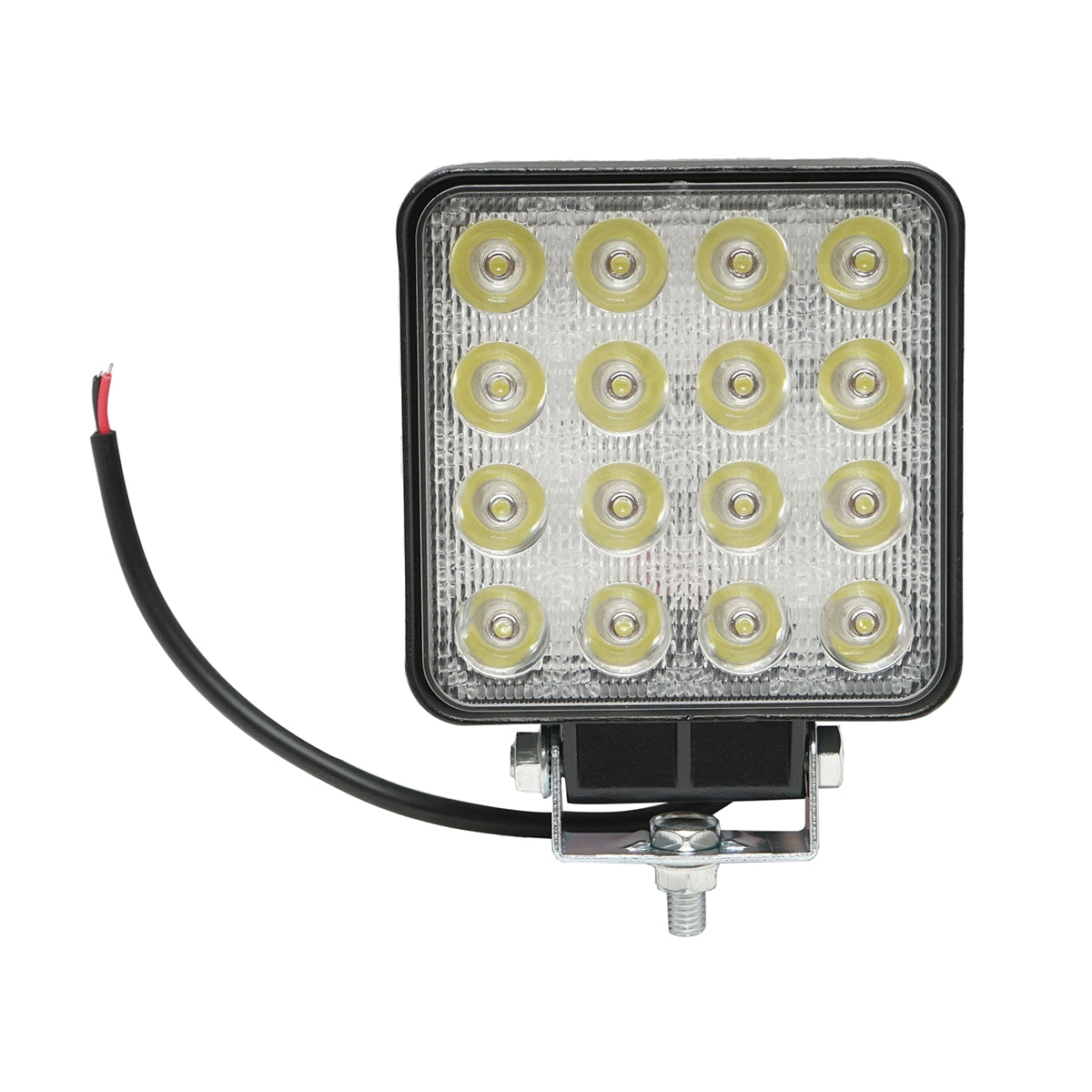 Lamp with 16 LEDs 10-30V 48W radiation angle 30 degrees spotlight type 108x108x57mm Breckner Germany